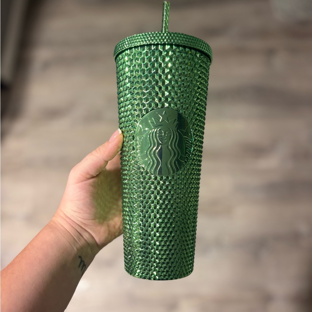 Starbucks Emerald Green Textured Tumbler